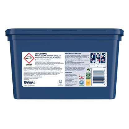 SKIP Active Clean 3in1 Laundry Capsules