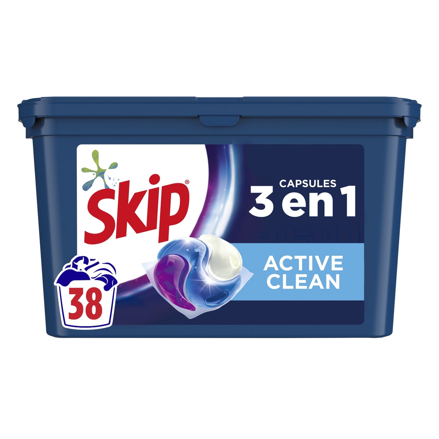 SKIP Active Clean 3in1 Laundry Capsules
