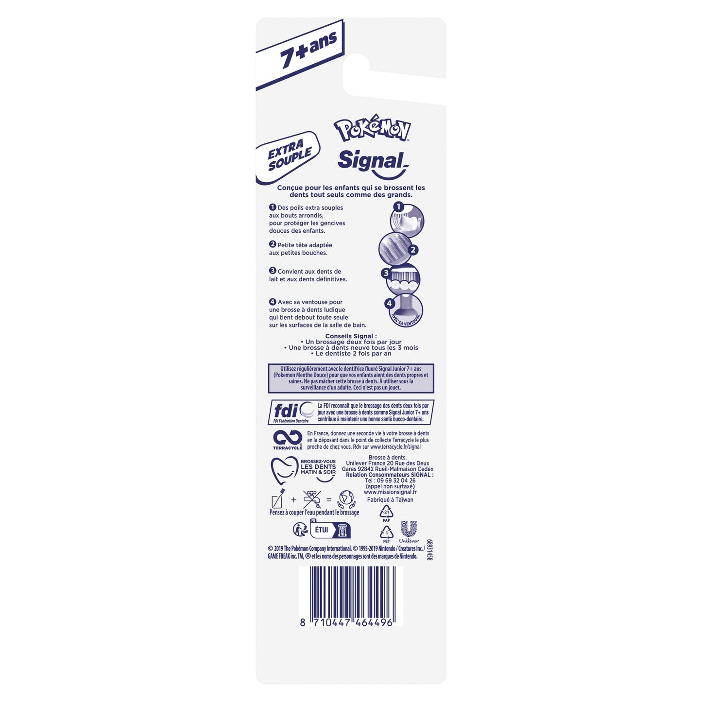 Extra Soft Toothbrush with Antibacterial Bristles for 7 Years+ SIGNAL