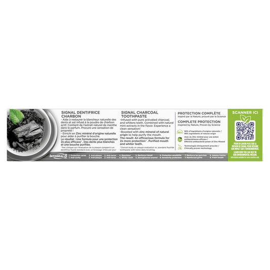 Dentifrice Integral 8 Nature Elements Charbon SIGNAL