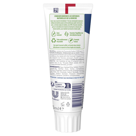 Dentifrice Protection Complète Fluoré ZENDIUM