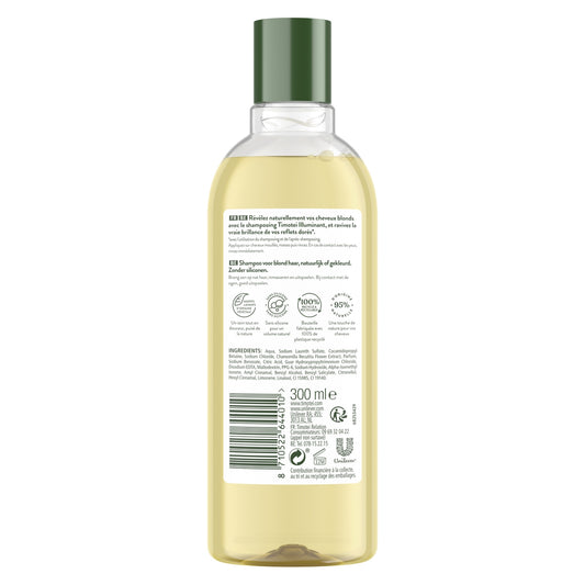 TIMOTEI Silicone-Free Illuminating Shampoo for Blonde Hair with Chamomile Extract