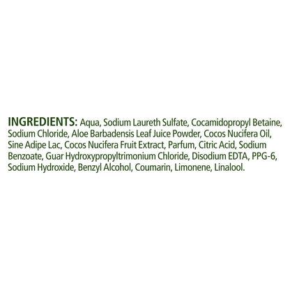 TIMOTEI Silicone-Free Moisturizing Shampoo for Normal to Dry Hair with Coconut Milk and Aloe Vera