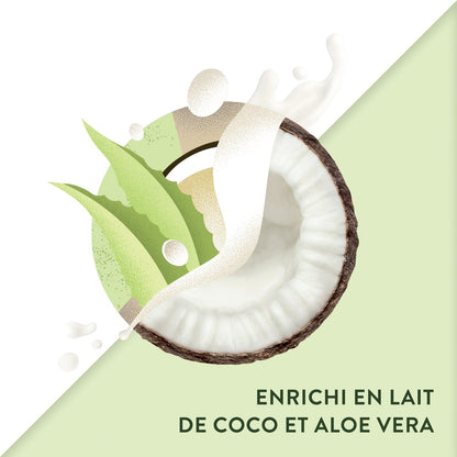 TIMOTEI Silicone-Free Moisturizing Shampoo for Normal to Dry Hair with Coconut Milk and Aloe Vera