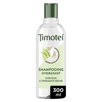 TIMOTEI Silicone-Free Moisturizing Shampoo for Normal to Dry Hair with Coconut Milk and Aloe Vera
