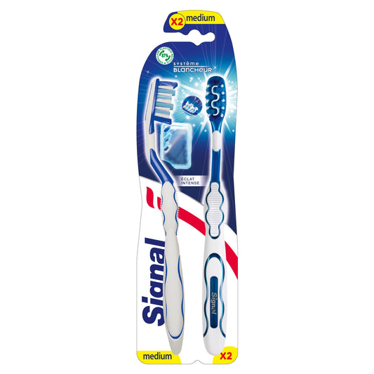 SIGNAL Medium Toothbrush Intense Whiteness and Shine