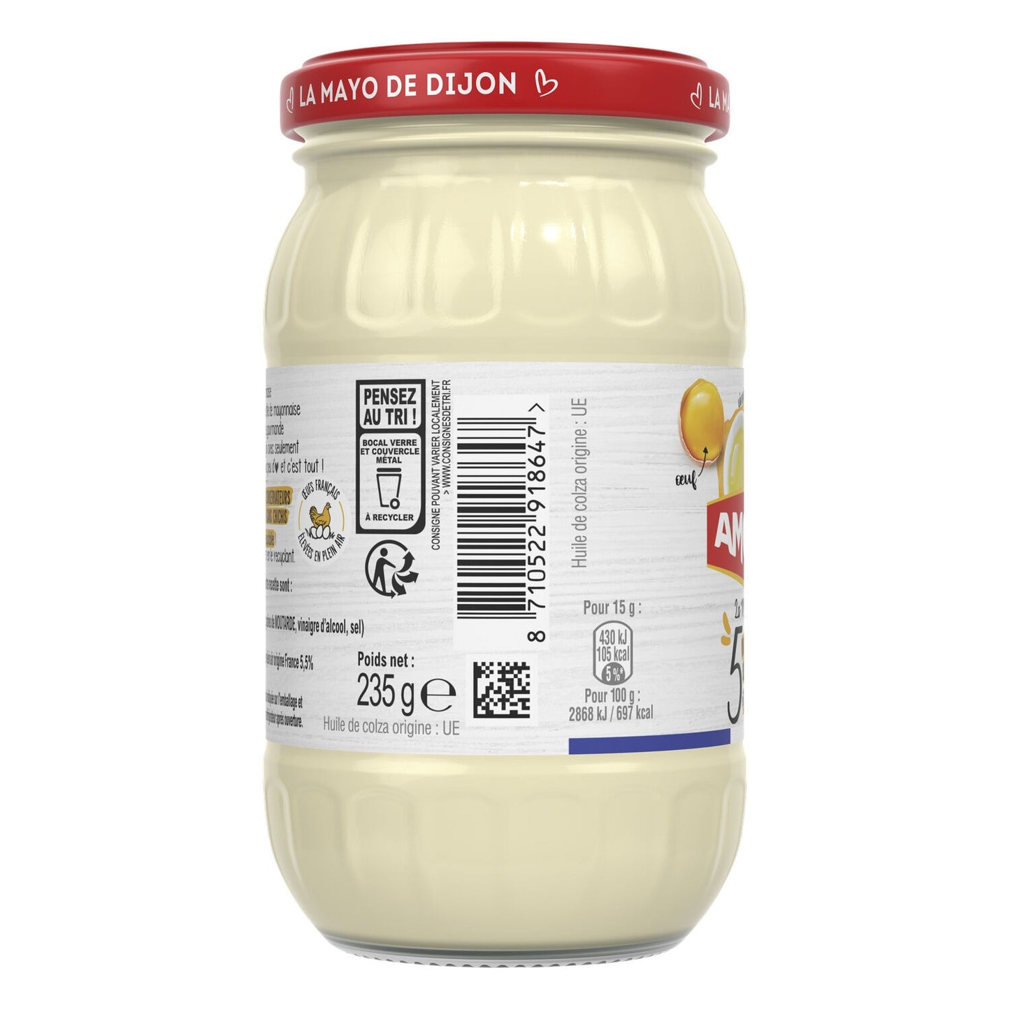 Mayonnaise de Dijon 5 Ingrédients AMORA