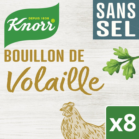 Bouillon de Volaille KNORR le paquet de 8 cubes