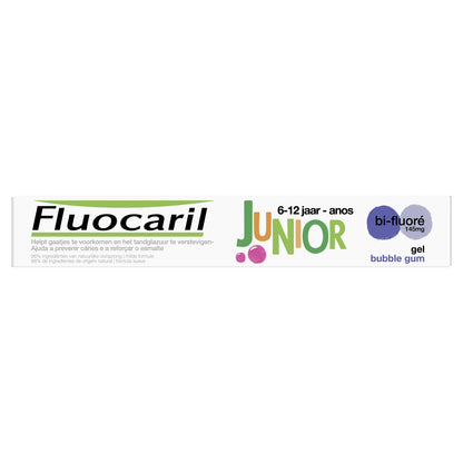 Dentifrice Enfant 6-12 Ans Anti-Caries Renforce l'Email Goût Bubble Gum FLUOCARIL