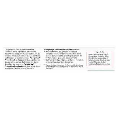 Dentifrice Prévention Gencive PAROGENCYL