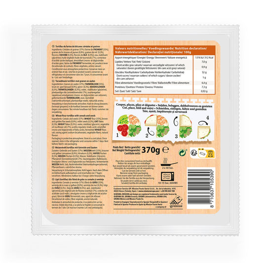 MISSION Multigrain Wraps Incomparable Freshness and Softness