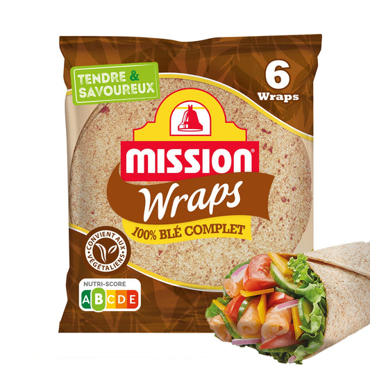 MISSION Whole Wheat Wraps