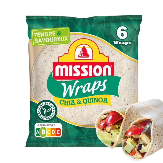 MISSION Quinoa &amp; Chia Wraps