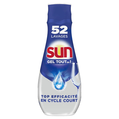 SUN All-in-1 Clean and Shine Gel Dishwasher Cleaner