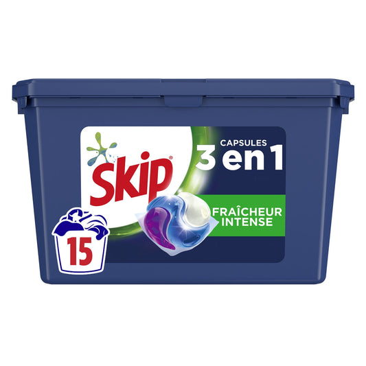 SKIP 3-in-1 Intense Freshness Capsule Laundry Detergent