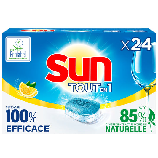 SUN All in 1 Lemon Dishwasher Tablet
