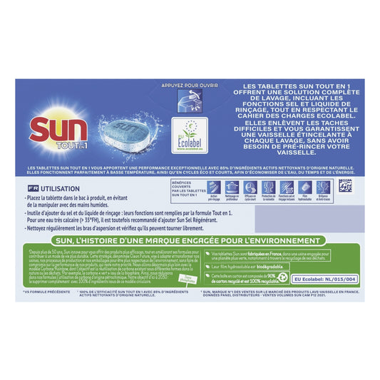 SUN All-in-1 Hygiene Dishwasher Tablet