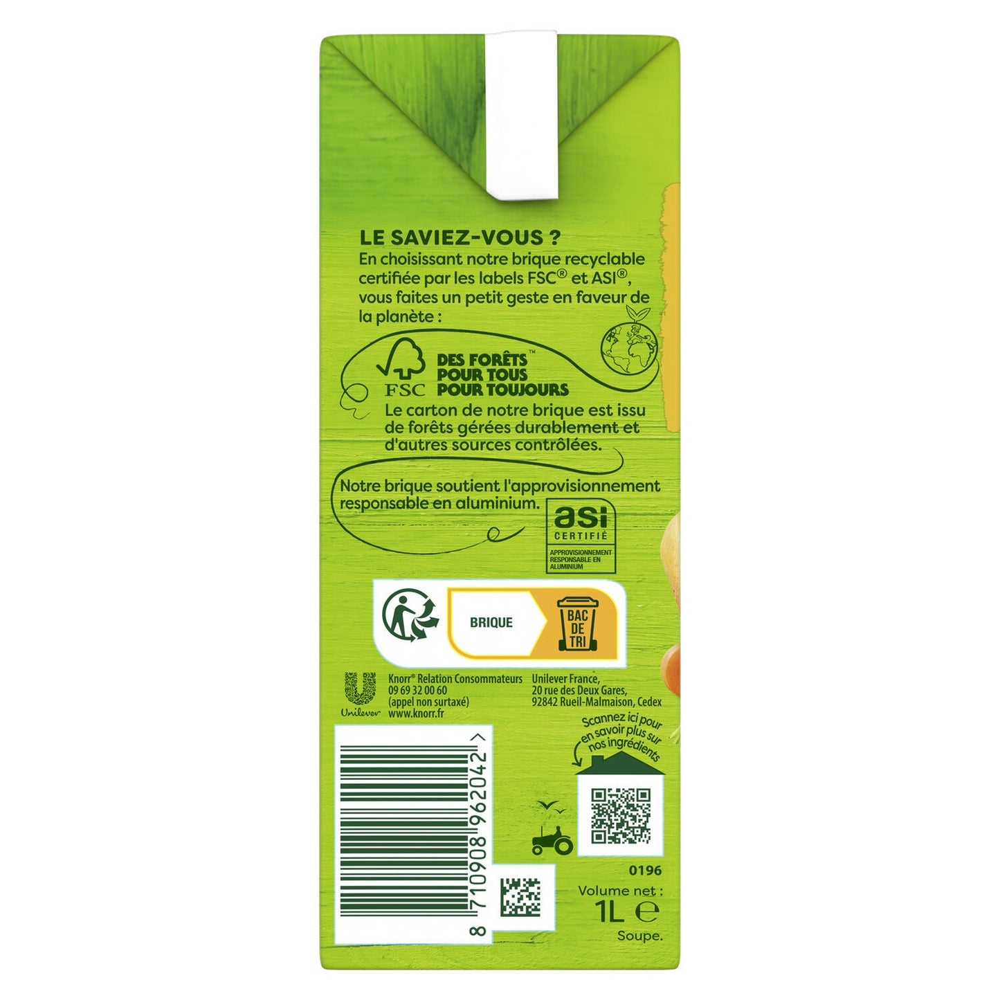 Soupe Potiron Crème Fraîche KNORR