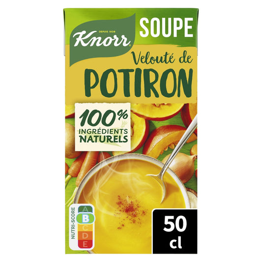 Soupe Velouté de Potiron KNORR la brique de 50 cl