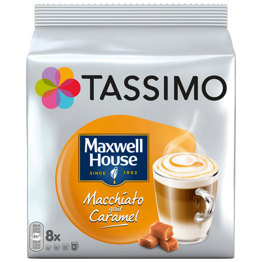 Maxwell House Caramel Latte Pods Compatible with Tassimo TASSIMO