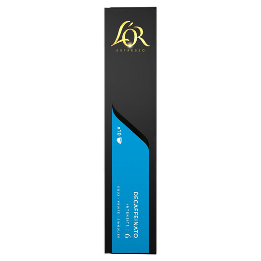 Decaffeinated Coffee Capsules Intensity 6 Nespresso Compatible L'OR