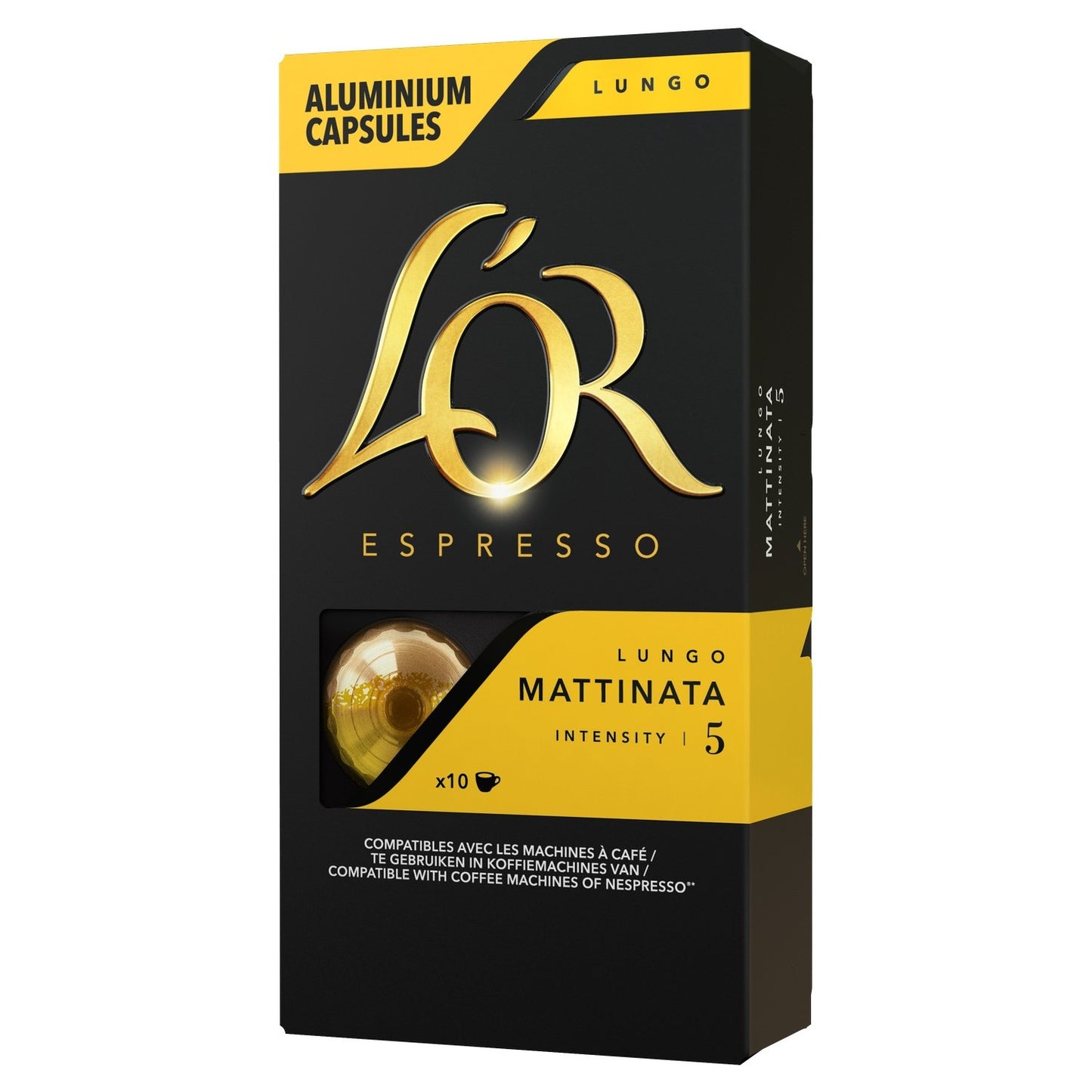 Coffee Capsules Lungo Mattinata N°5 Compatible Nespresso L'OR