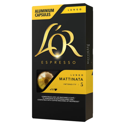 Coffee Capsules Lungo Mattinata N°5 Compatible Nespresso L'OR