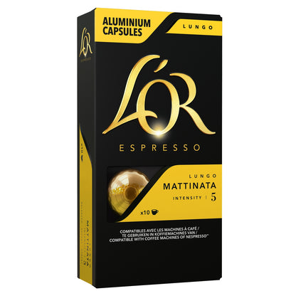 Coffee Capsules Lungo Mattinata N°5 Compatible Nespresso L'OR