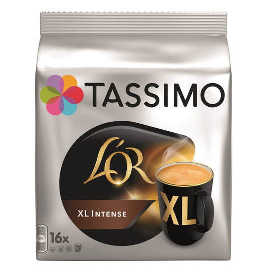Café Dosettes Intense Compatible Tassimo TASSIMO le paquet de 16 dosettes