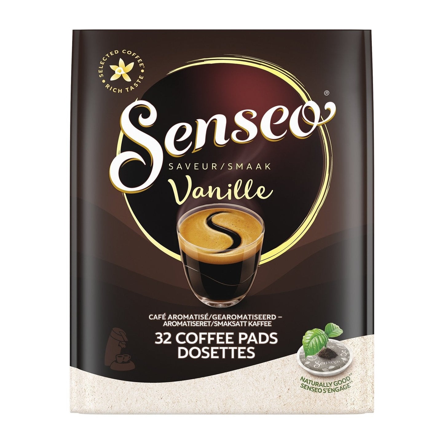 [ANTI-GASPILLAGE] Café Dosettes Saveur Vanille SENSEO - Date de durabilité minimale : 11/2025