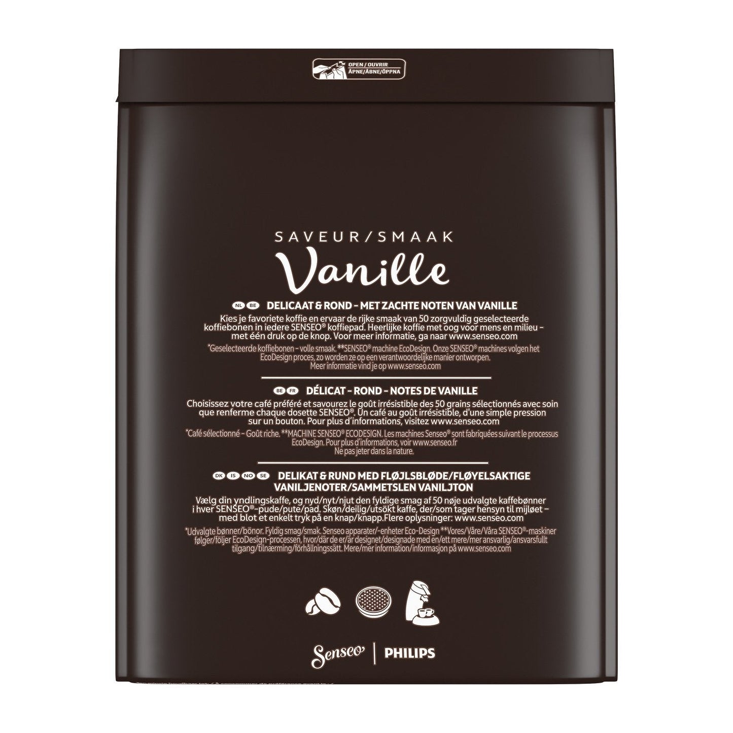 [ANTI-GASPILLAGE] Café Dosettes Saveur Vanille SENSEO - Date de durabilité minimale : 11/2025