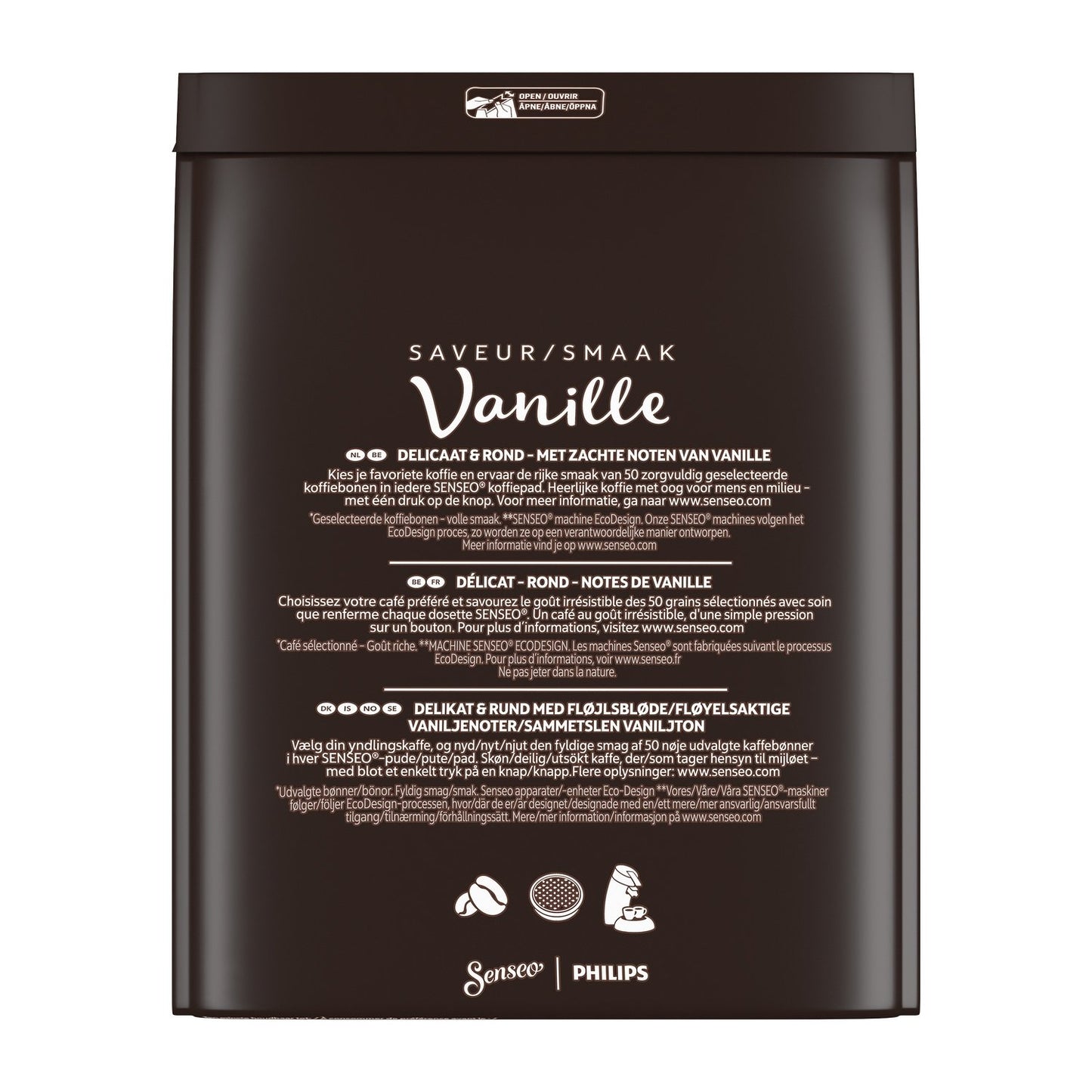 Café Dosettes Saveur Vanille SENSEO