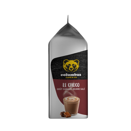Chocolate Pods Columbus the Choco Salted Caramel TASSIMO