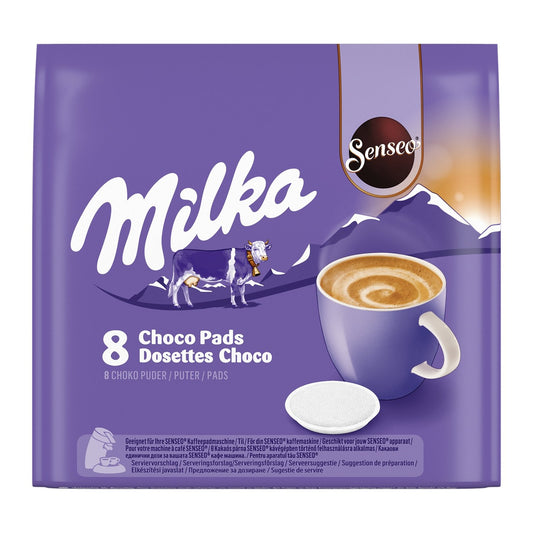 Café Dosettes Chocolat Milka Compatible Senseo SENSEO le paquet de 8 dosettes