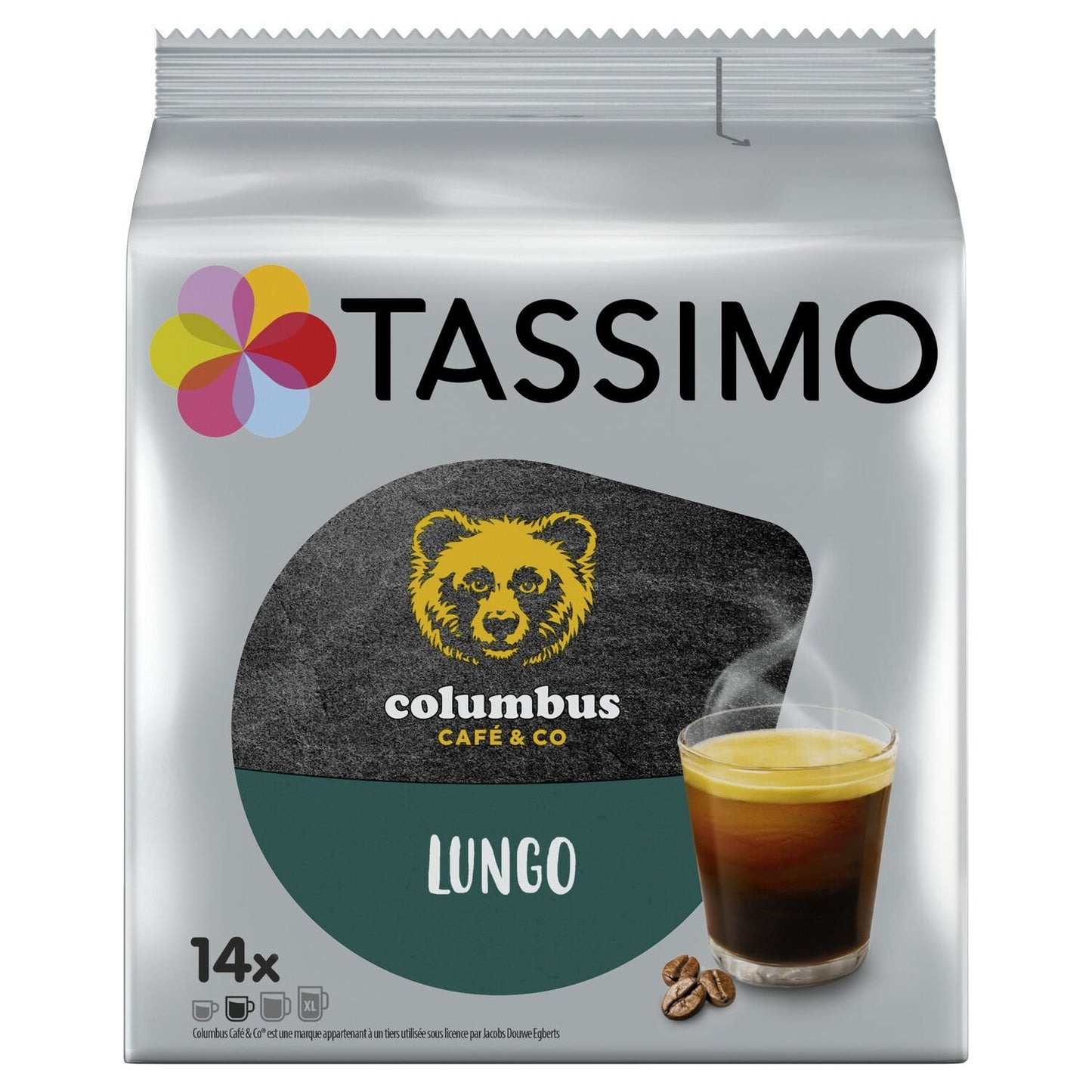 TASSIMO Columbus Lungo Coffee Pods