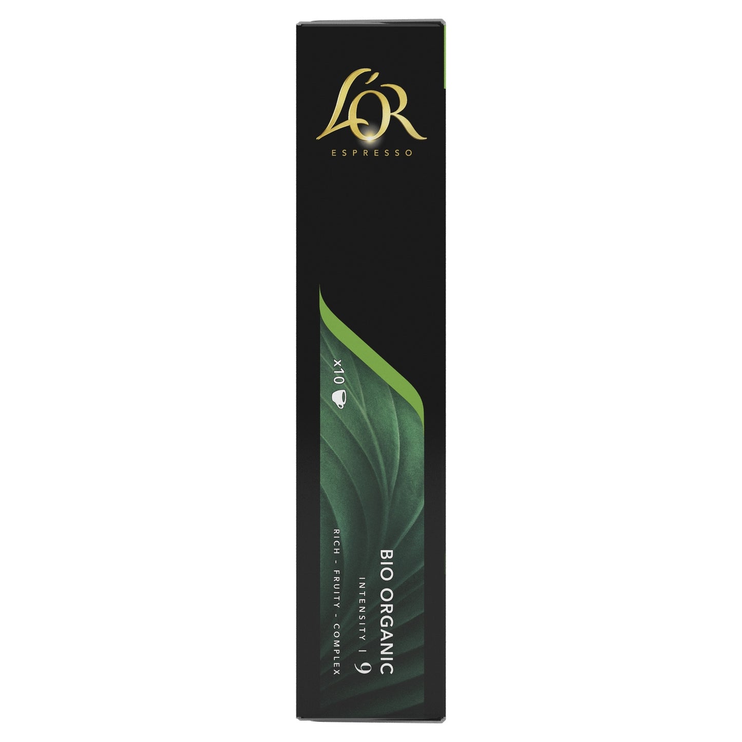Organic Coffee Capsules Intensity 9 Compatible with Nespresso L'OR