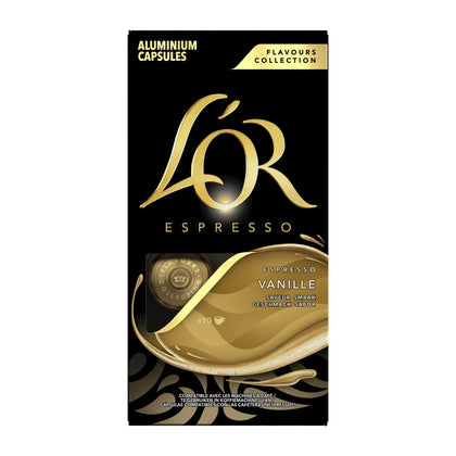 Nespresso-kompatible Kaffeekapseln mit Vanillegeschmack L'OR