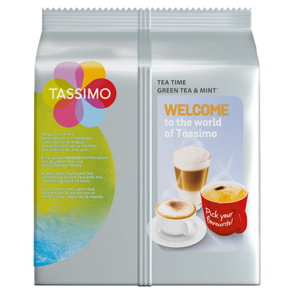 Thé Vert Dosettes Menthe Compatible Tassimo TASSIMO