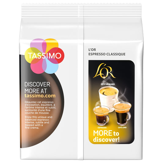 TASSIMO L'or Espresso Classic Coffee Pods