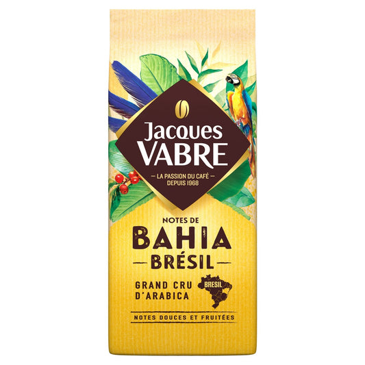 Café Moulu 100% Arabica Doux Brésil JACQUES VABRE le paquet de 250g