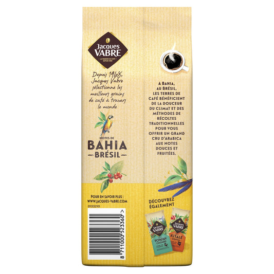 Ground Coffee 100% Arabica Mild Brazil JACQUES VABRE