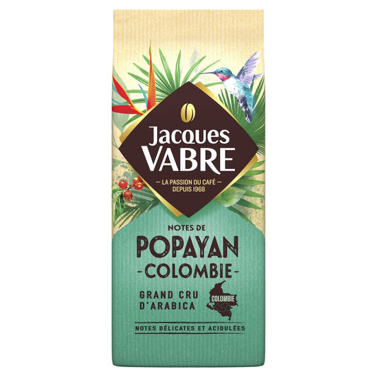Ground Coffee 100% Arabica Popayan Colombia JACQUES VABRE