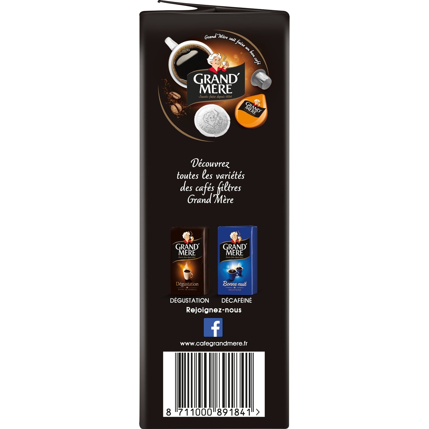 Café Moulu Dégustation GRAND'MERE 