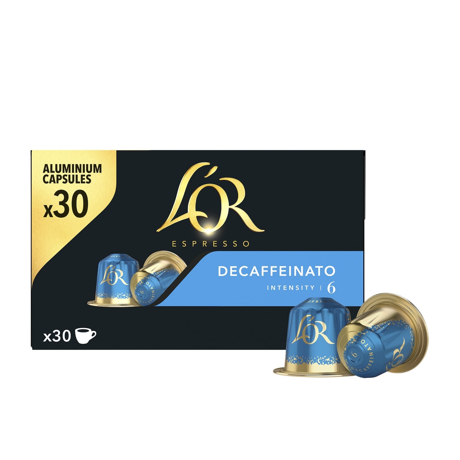 Café Capsules Decaffeinato Intensité 6 Compatibles Nespresso® L'OR 