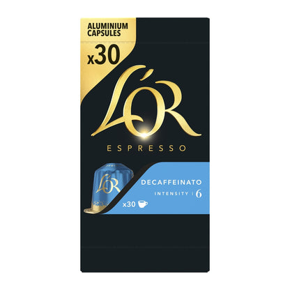 Café Capsules Decaffeinato Intensité 6 Compatibles Nespresso® L'OR 