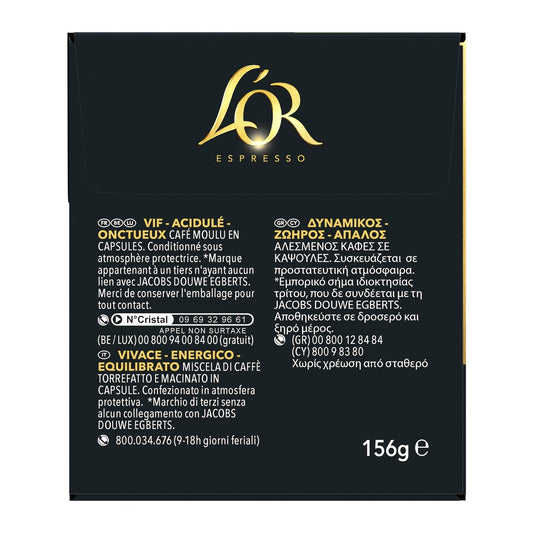 Nespresso Compatible Intensity 7 Capsule Coffee L'OR