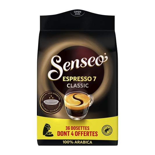 Café Dosettes Expresso Classique Intensité 7 Compatible Senseo SENSEO la boîte de 32 dosettes