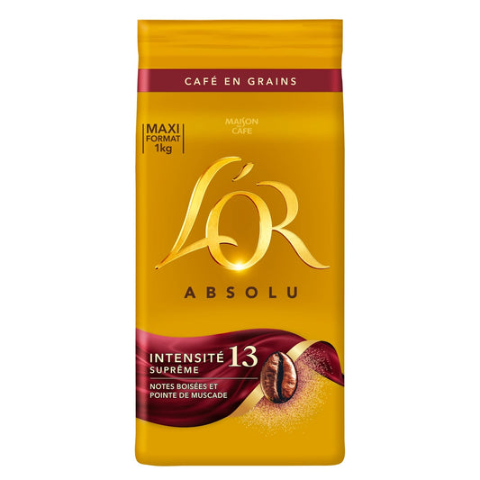 Café en Grains Absolu Intensité 13 L'OR 
