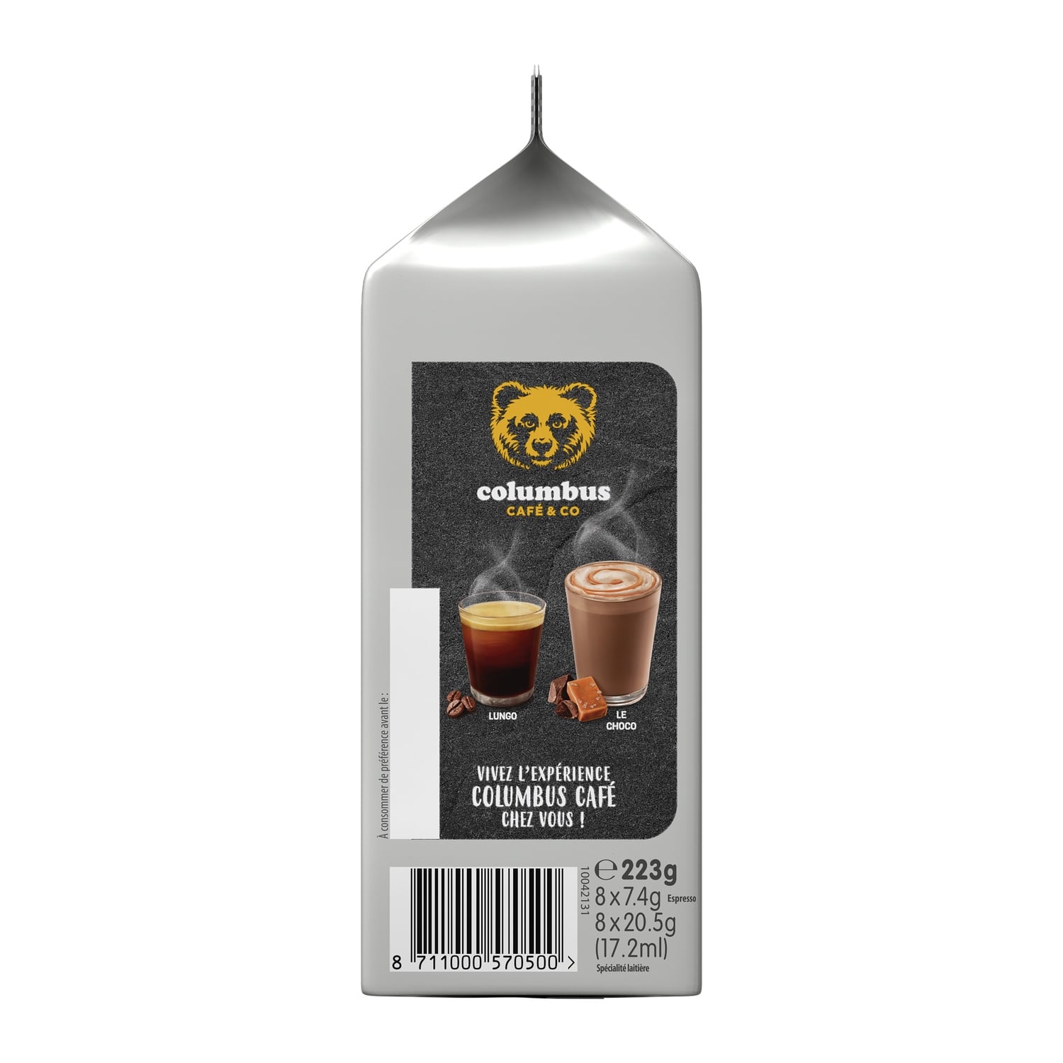 Café Dosettes Latte Macchiato Columbus Compatible Tassimo TASSIMO 