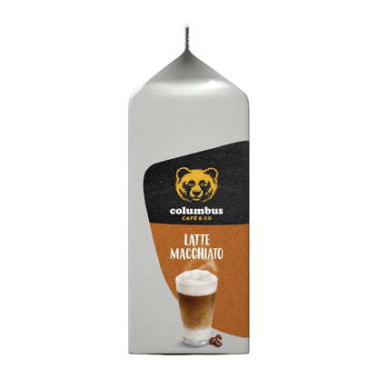 Café Dosettes Latte Macchiato Columbus Compatible Tassimo TASSIMO 